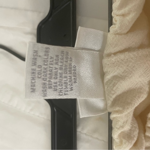 Soft Surroundings Cream Wide Leg Women's Pants - Picture 3 of 3